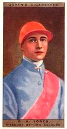 1927 Ogden's Jockeys and Owners' Colours #27 Robert Anijal Jones Front